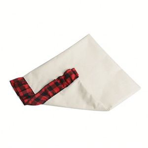 Popular Plaid Ornament <b>Linen</b> Covers <b>Chairs</b> Christmas for Sublimation - Product Image 4