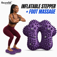 Stepper untuk Peralatan Kebugaran, Alat Fitness Tiup untuk Rumah, Pereda Nyeri Saat Berolahraga, Latihan Kaki, Tidak Perlu Listrik, Penggunaan Sehari-hari