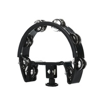 Tambourine Direct Manufacturers Selling Half-Moon Percussion Instrument Power Tambourine for Adults