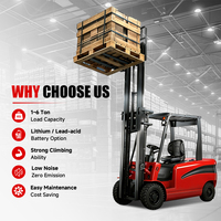Forklift Listrik Bersertifikat CE 3 Ton, Pabrik Langsung, Tinggi Tiang Sesuai Pesanan