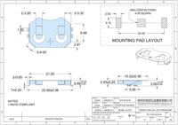 Clip de retenue d'estampage précieux CR2025 SMT CR2020, support de batterie CR2025