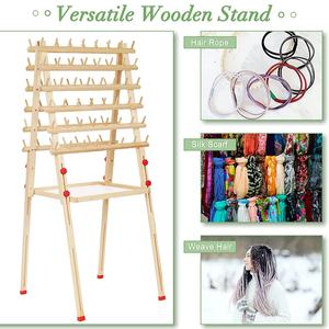 Örgü yüksekliği ayarlanabilir saç ayırıcı standı için saç uzatma tutucu - Product Image 5