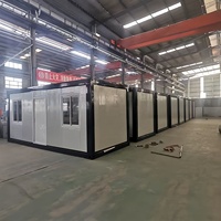 Maison conteneur pliable extensible de haute qualité, villa modulaire préfabriquée en kit pour habitation