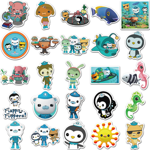 ZY2647S 50 autocollants décoratifs en vinyle sur le thème des Octonauts pour adolescents, ordinateurs portables, skateboards, bagages, guitares, albums de scrapbooking - Product Image 3