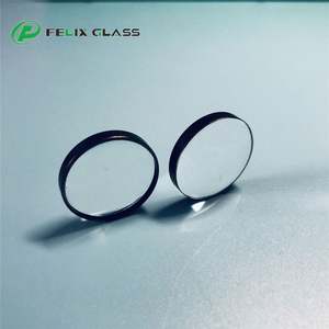 เลนส์ควอตซ์ JGS1 แบบโค้งเว้า-โค้งนูนเคลือบสาร AR ของ FELIX พร้อมขอบเคลือบสีดำ ป้องกันรังสียูวี สำหรับระบบเลเซอร์ - Product Image 2