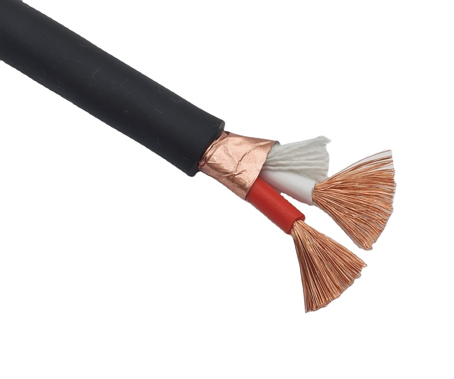 High Performance Speaker Cable Al Foil Shielded Twisted Pair 2core 2 *1.5mm Pure Copper for HIFI Stage Audio Bulk Wire