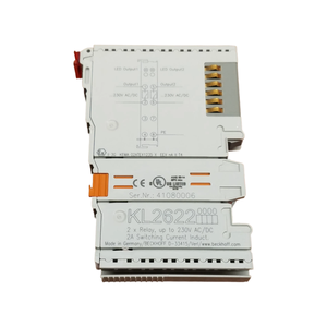 Terminal de bus BECKHOFF KL2622 neuf et scellé, sortie relais 2 canaux, 230 V CA, 30 V CC, 5 A, sans contacts de puissance - Product Image 1