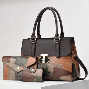 Nuevo bolso de mano de bloque de Color a la moda para mujer, bolso de hombro, conjunto Retro versátil para madre e hija - Product Image 3