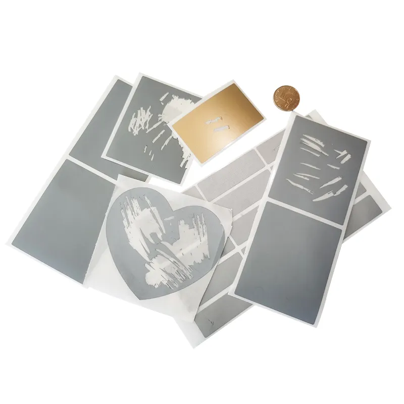 Manufacturer Custom Scratch Off Layers Sticker Label Sheet Self Peel Stickers Labels Scratch Card