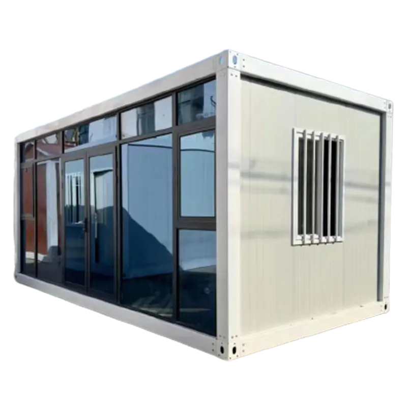 Low cost made in China steel storage container prefab house