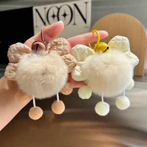 พวงกุญแจตุ๊กตา<span class=keywords><strong>อนิ</strong></span><span class=keywords><strong>เม</strong></span>ะน้ำหนักเบา รูปนากหูกระต่าย ตุ๊กตาเอลฟ์นุ่มนิ่ม ของตกแต่งกระเป๋าและรถยนต์ สำหรับเป็นของขวัญวันวาเลนไทน์ - Product Image 3