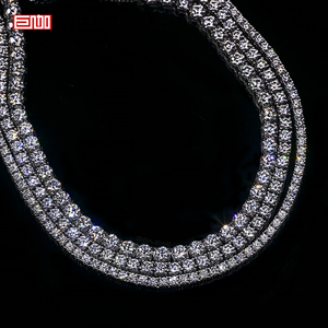 GIGAJEWE Collana e Bracciale Tennis in Moissanite, Argento Sterling 925 Placcato Oro Bianco 18k, Supera il Test del Diamante - Product Image 3