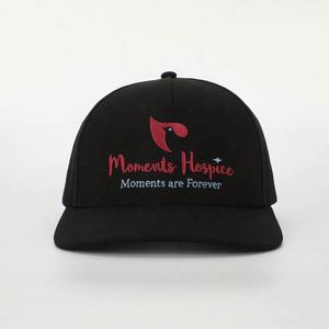 Wholesale Custom Embroidery Logo Polyester 5 Panel High Quality Adjustable Unisex Four Seasons Sport Hat <b>Black</b> <b>Baseball</b> <b>Cap</b> - Product Image 2