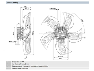Ventilador Axial EC ebm-papst A3G800-AU23-71 de 800 mm, Ventilador Industrial de Alta Eficiencia para Sistemas de Ventilación de Condensadores - Product Image 2