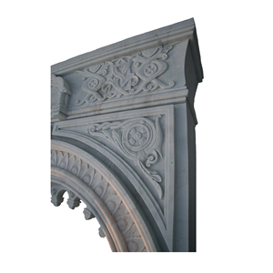 Capitelle de colonne romaine traditionnelle solide, sculptée à la main, en marbre blanc de Carrare, style corinthien, pour usage religieux - Product Image 3