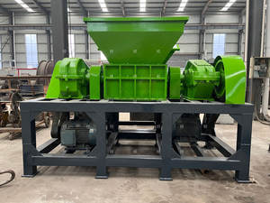 Easy Operation Double Shaft Shredder Machine Scrap Metal & Plastic Bottle Crusher for Solid Waste Producing <b>Rubber</b> Powder - Product Image 5