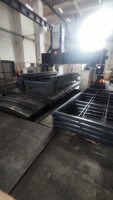 Base de lit de routeur CNC en acier robuste pour soudage, avec guide linéaire de précision et crémaillère, pour le soulagement du stress