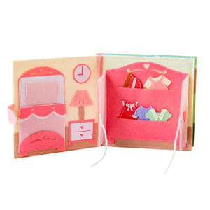 Libro Sensoriale in Feltro Montessori per Bambini di <span class=keywords><strong>1</strong></span> <span class=keywords><strong>Anno</strong></span>, Giocattolo Educativo Unisex, <span class=keywords><strong>Regalo</strong></span> Colorato Personalizzabile - Product Image 3