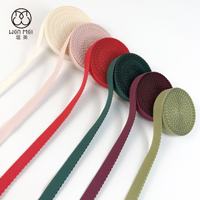 Ruban Jacquard Élastique en Nylon à Bord Festonné, Bande de Garniture Ondulée pour Vêtements, Sous-vêtements, Décoration, Cadeaux