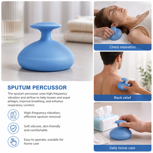 Copa de Percusión de Silicona Suave Degao, Diseño de Presión Uniforme para Suavizar y Mover las Secreciones Respiratorias - Product Image 2