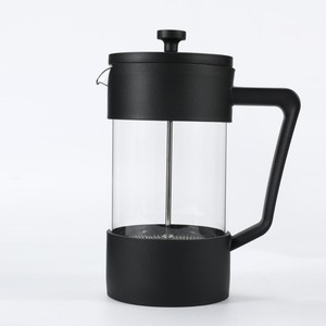 Cafetière à piston Emode en verre transparent avec filtre à mailles fines et piston - Product Image 6