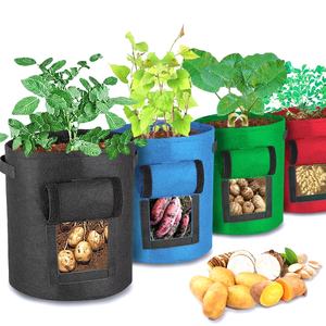 Maceta <span class=keywords><strong>de</strong></span> fieltro <span class=keywords><strong>de</strong></span> 5, 7, 10, 15, 25, 30, 100 galones, plantador <span class=keywords><strong>de</strong></span> semillas <span class=keywords><strong>de</strong></span> cebolla y patata, bolsa <span class=keywords><strong>para</strong></span> cultivo <span class=keywords><strong>de</strong></span> plantas, <span class=keywords><strong>macetas</strong></span> <span class=keywords><strong>de</strong></span> <span class=keywords><strong>tela</strong></span> gruesa <span class=keywords><strong>de</strong></span> 300G con mango, muestras gratis - Product Image 2