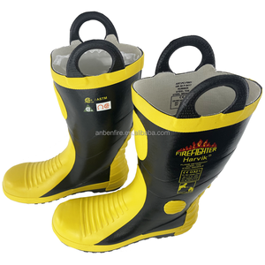 รองเท้าดับเพลิงคุณภาพสูงมาตรฐาน CE สำหรับนักดับเพลิงเพื่อความปลอดภัย - Product Image 6