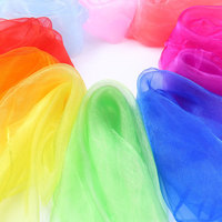 Foulards de danse carrés en nylon 60*60cm, séchage rapide, respirants, accessoires de performance, mouchoirs pour