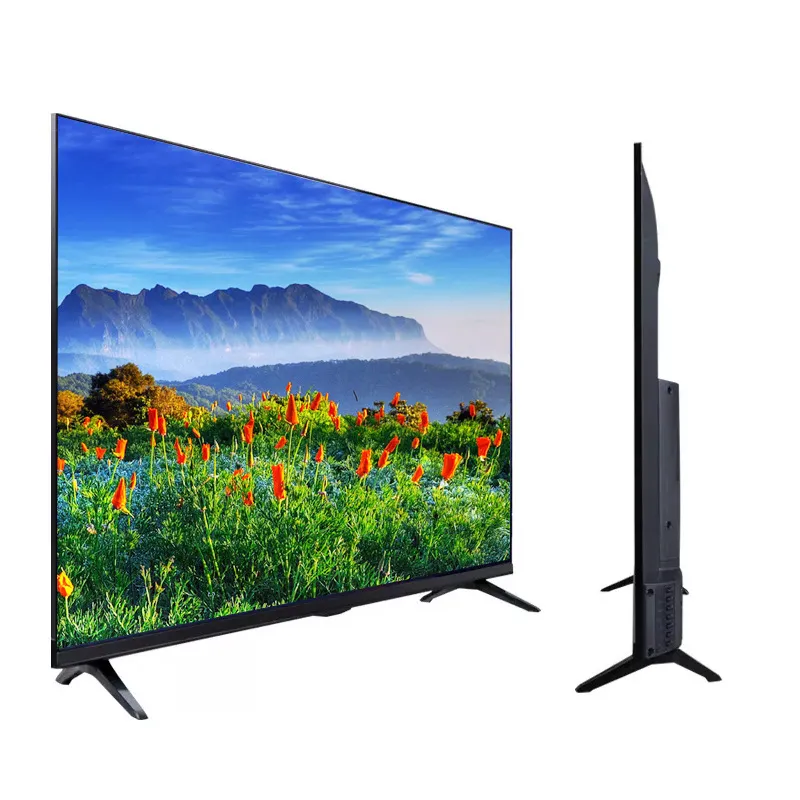 저렴한 프로모션 768 1080 2K 4K 8K HD LED 텔레비전 24 32 43 50 55 60 65 85 98 인치 도매 스마트 TV 텔레비전
