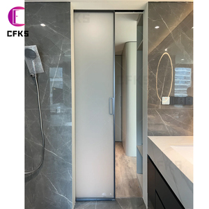 Diseño de Singapur, <span class=keywords><strong>puertas</strong></span> PD PT, baño Interior de aluminio, entrada de cocina, almacén, puerta corredera interna y abatible - Product Image 3