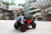 Véhicule électrique pour enfants, véhicule tout-terrain à quatre roues, voiture télécommandée, véhicule tout-terrain à quatre roues, les enfants peuvent s'asseoir dessus