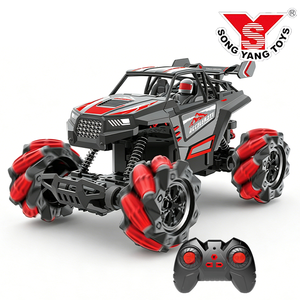 Auto RC Acrobatica 1:14 con Spruzzo d'Acqua e Luci LED, 2.4G 4WD, Drift Laterale a 360° °   Giocattolo Girevole per Bambini a Forma di Veicolo da Corsa Fuoristrada - Product Image 1