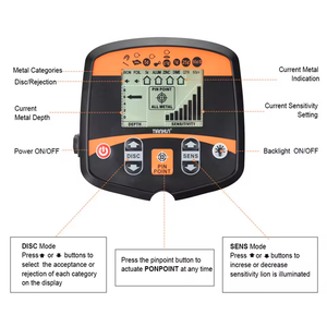 Détecteur de métaux professionnel Tianxun TX960 haute précision avec bobine de recherche de 15 pouces, étanche en profondeur, recherche de trésors, garantie 1 an - Product Image 2