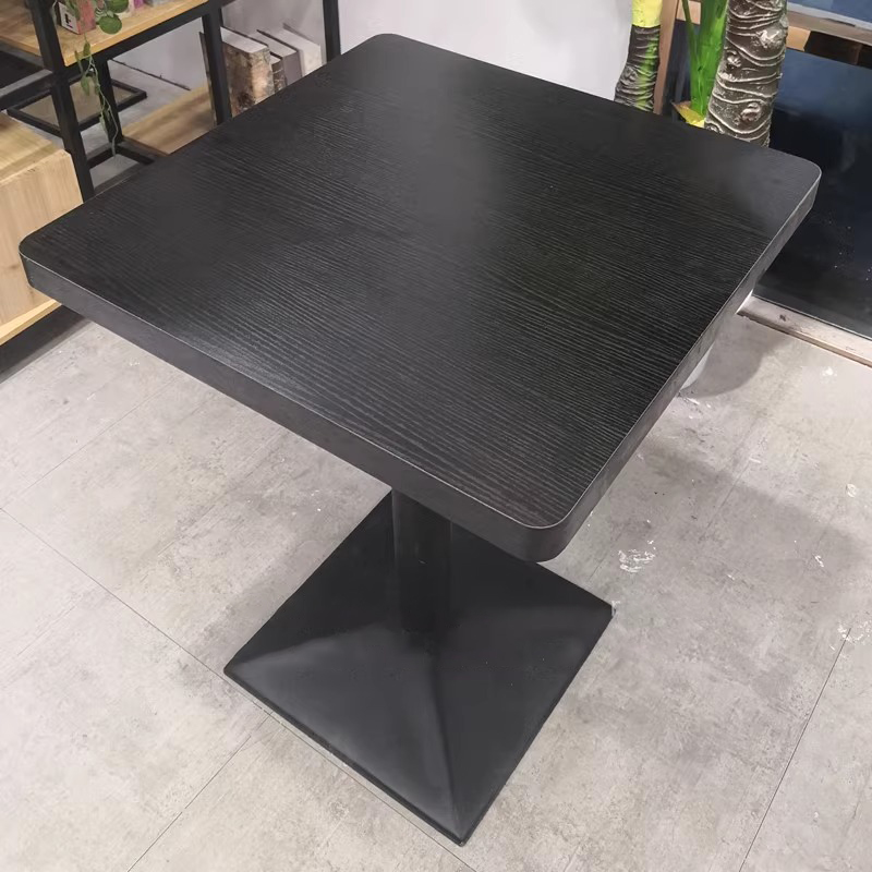 Black square table-fireproof board