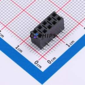 SSM-105-L-DV Pin Socket SMD,P=2.54mm Connector ( Pitch: 2.54mm )( Row Spacing: 2.54mm )( Mounting Type: Vertical Mount ) - Product Image 1