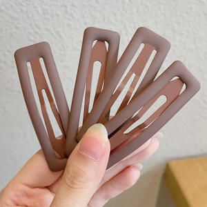 महिला लड़कियों बाल मूल सादे खाली बाल बाल पिन मैट बी स्नैक टैक टैक हेयर क्लिप बच्चों के लिए धातु के बाल क्लिप - Product Image 6