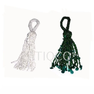 Unique Atiqco Luxury Glass Beads <b>Heart</b> Shape Wall Hanging Hot Sale Glitter <b>Ornament</b> for Christmas Holiday Party Front Door - Product Image 4