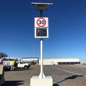 Radar alimentado por energía solar de alta visibilidad, señales de límite de velocidad LED, carcasa cerrada de aluminio <span class=keywords><strong>ECOSOLAR</strong></span> - Product Image 3