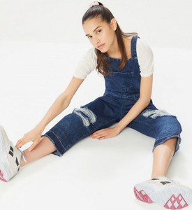 Worn Denim women trouser overalls <span class=keywords><strong>jeans</strong></span> - Product Image 1