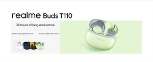 <span class=keywords><strong>Realme</strong></span> Buds T110TWSイヤホンブルートゥース5.4IPX5防水スポーツヘッドセットAIENCコールキャンセリングワイヤレスヘッドフォン - Product Image 6