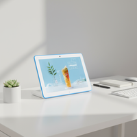 Tablet PC Baru 10.1 inci, Resolusi 1280x800, Kamera 5MP, Lampu LED 4 Sisi, Opsi POE, Android 11, Layar Sentuh Kapasitif, Memori 16GB