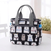 Tas Tote Multi Kantong Ukuran Sedang Bahan Komposit Sentuhan Lembut Lapisan TC Ukuran Kustom untuk Penggunaan Sehari-hari Kasual