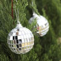Boule disco géante, 100cm, décorations d'extérieur