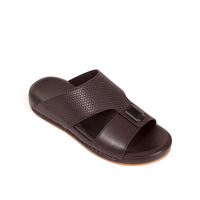 Sandal Olahraga Anti-Selip dengan Dukungan Lengkung Kaki yang Lembut, Bagian Atas Mikrofiber Penyerap Keringat, Sol Luar PU/EVA, Sandal Arab Outdoor untuk Pria