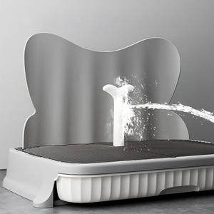 Toilette pour chien détachable et étanche avec cathéter urinaire simulé, <span class=keywords><strong>grille</strong></span> antidérapante, pour chiens de petite et moyenne taille, avec tapis absorbant - Product Image 4