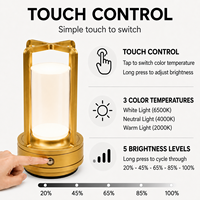 Lampe de chevet LED moderne en forme de crucifix, sans fil, rechargeable, à intensité variable par toucher, portable, flexible, protectrice des yeux, lampe de bureau simple pour