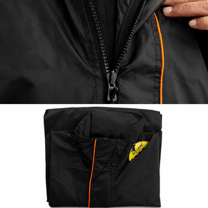Combinaison de pluie imperméable intégrale avec capuche, légère et durable en PVC, pour le vélo, les voyages, les activités de plein air, le camping et la randonnée - Product Image 5