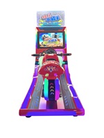 Simulateur de course de moto pour enfants à 2 joueurs, machine de jeu vidéo d'arcade à monnayeur pour divertissement intérieur