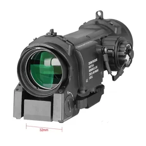 NcDe Tactical Optics 1X-4X Einstellbares SightTactical-Zielfernrohr mit zwei Rollen