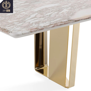 Tavolo da Pranzo DIRANI di Lusso Moderno in Marmo a 6 Posti per Cucina, Sala, Eventi Commerciali e Ospitalità - Product Image 4
